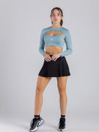 FALDA PLISADA NEGRA