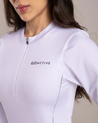 CAMISETA CREMALLERA BLANCO