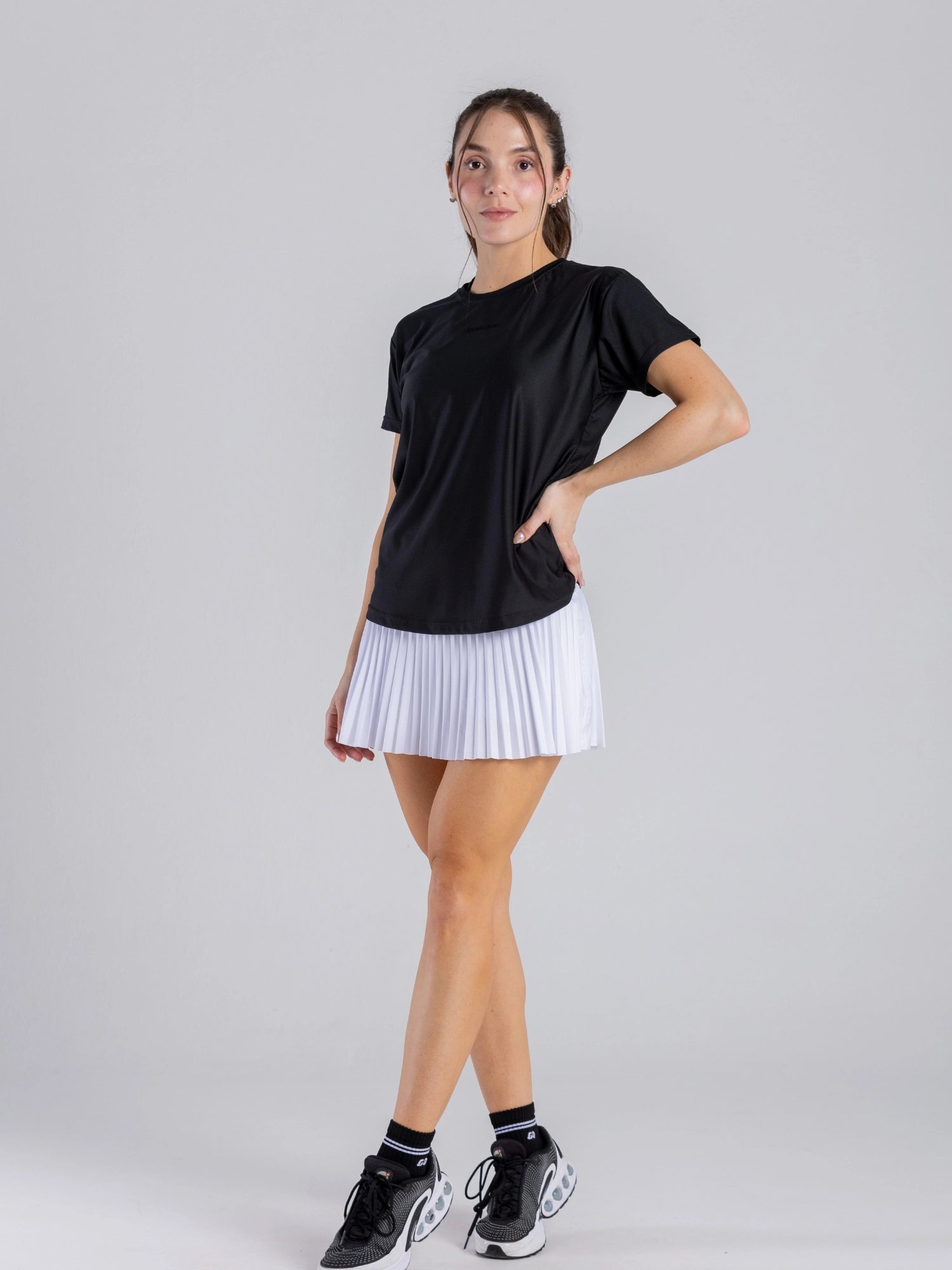 FALDA PLISADA BLANCA