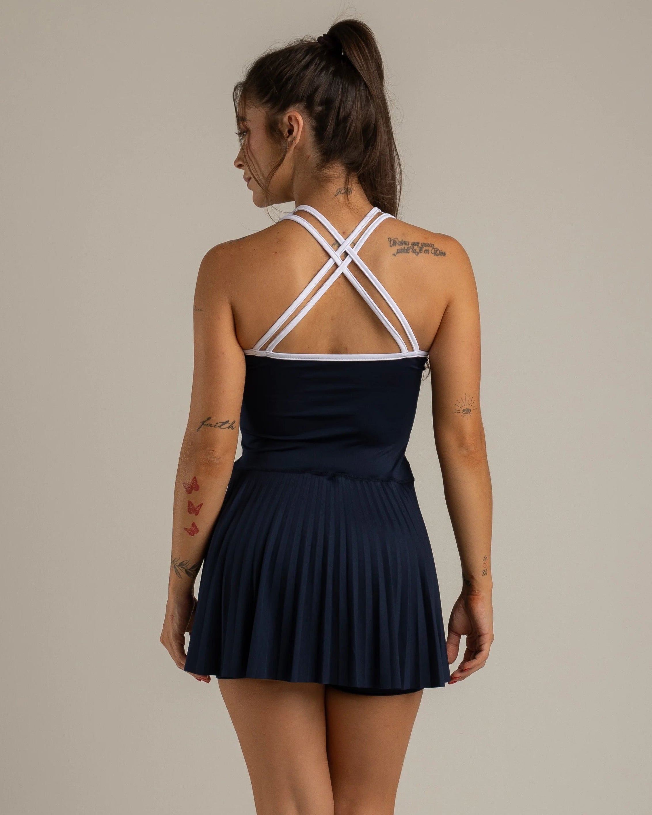 VESTIDO TIRAS AZUL NAVY