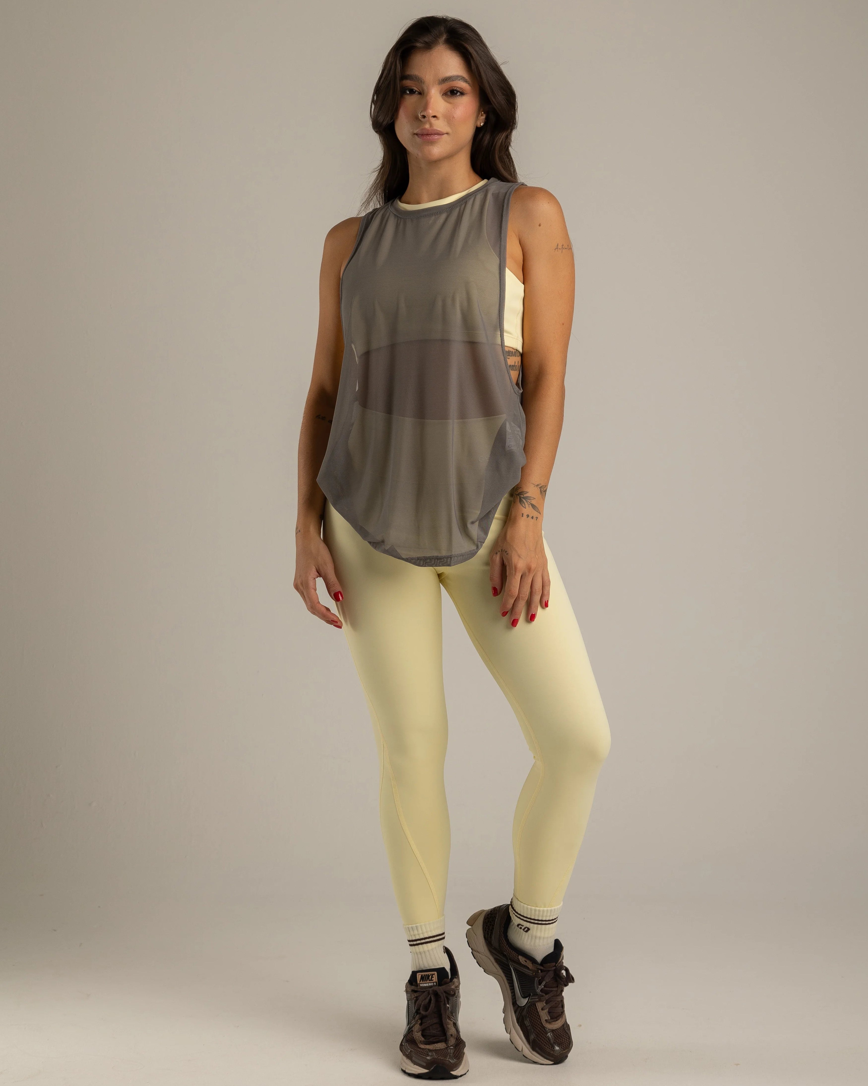 LEGGINGS ESSENZA CORTES AMARILLO