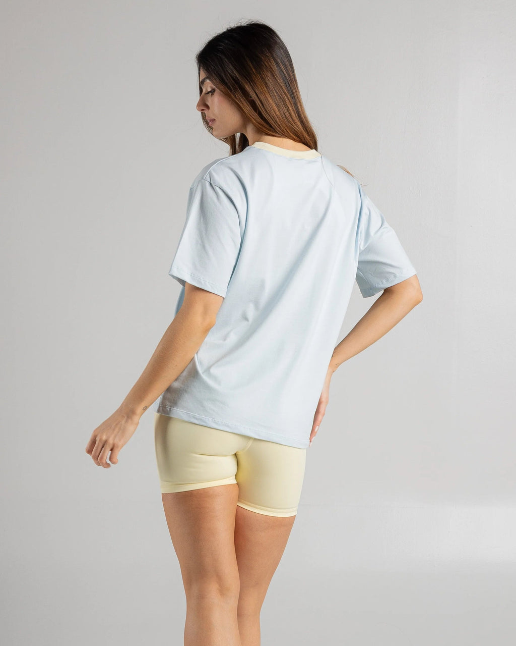 CAMISETA MINIOVER COMBINADA