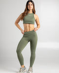 LEGGINGS ESSENZA CORTES VERDE