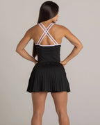VESTIDO TIRAS BLACK & WHITE